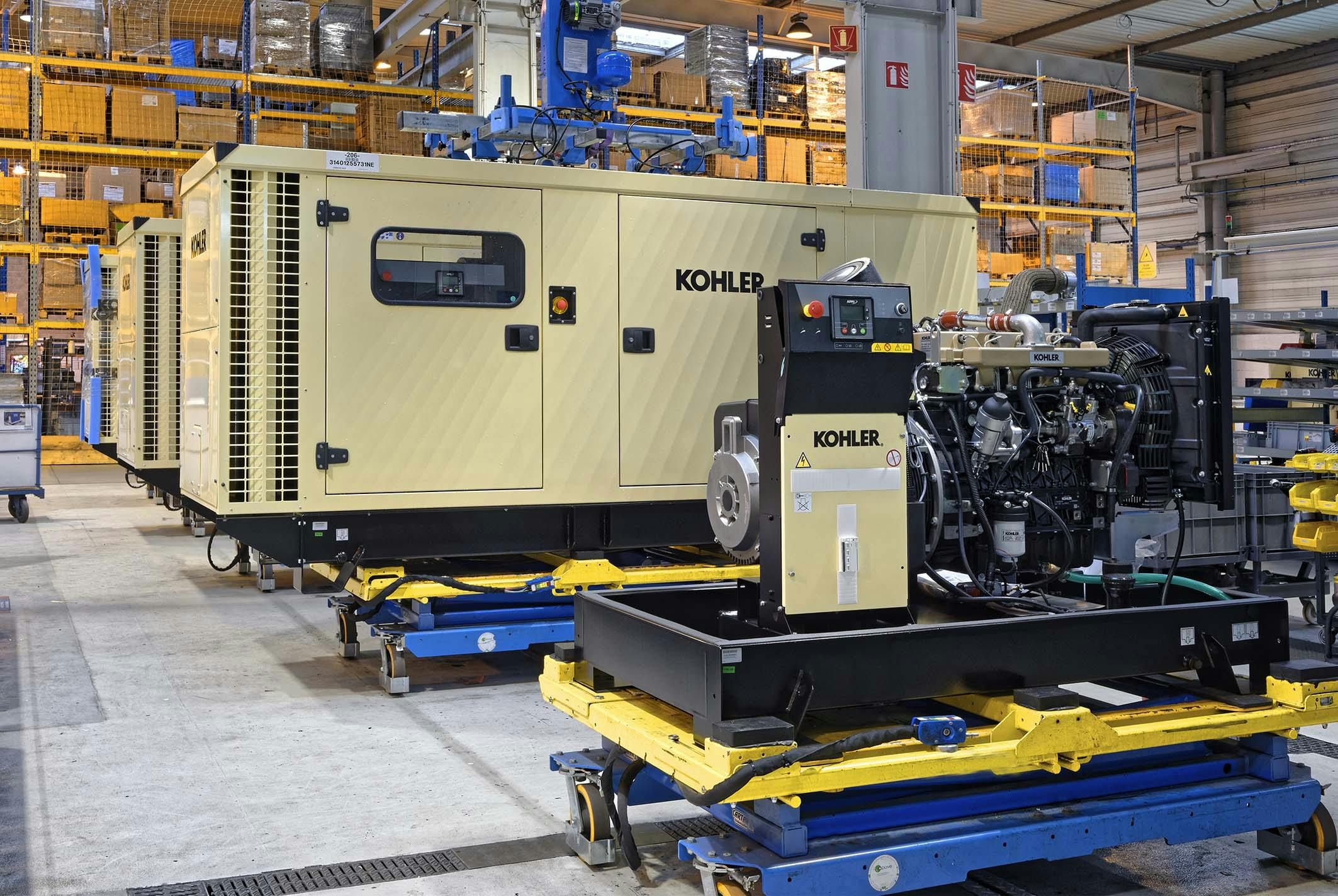 located in Brest, the plant designs and manufactures 35,000 gensets a year
